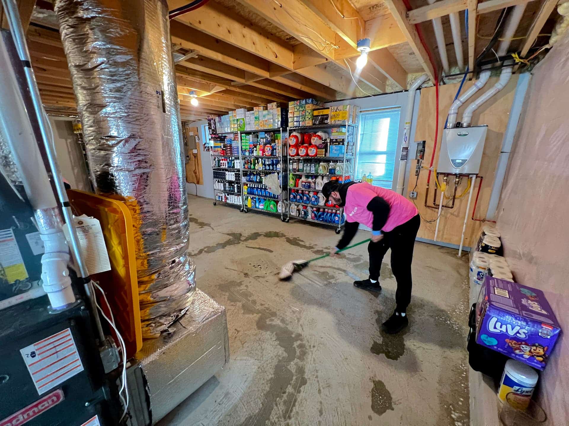 Wash'em Clean Team at Work